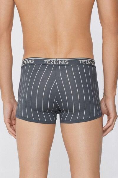 Grey Printed Boxers, 5701_629W, large image number 2