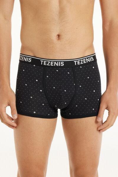 Black Printed Boxers, 5701_631W, large image number 1