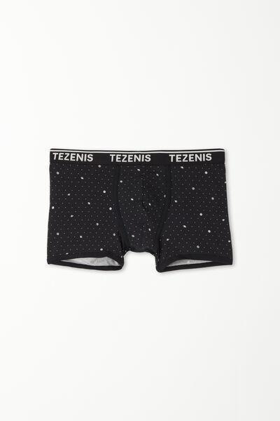 Black Printed Boxers, 5701_631W, large image number 4