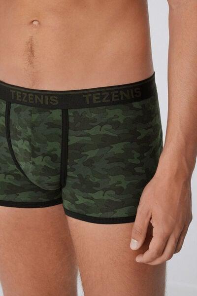 Black Printed Cotton Boxers, 5701_793Y, large image number 3