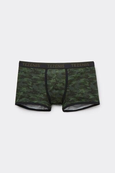 Black Printed Cotton Boxers, 5701_793Y, large image number 4