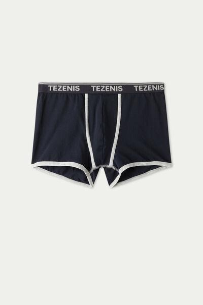 Navy Embroidered Boxers, , large image number 4