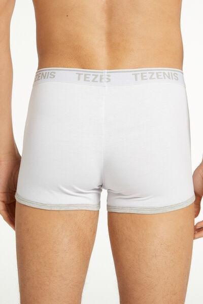 White Embroidered Boxers, , large image number 2