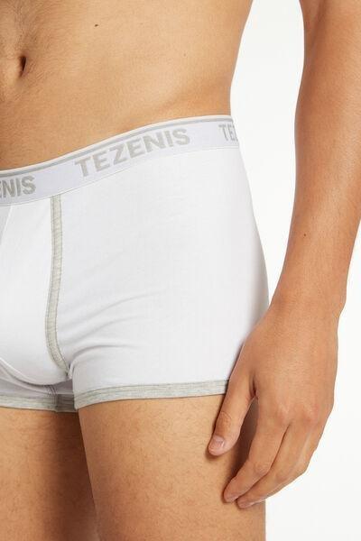 White Embroidered Boxers, , large image number 3