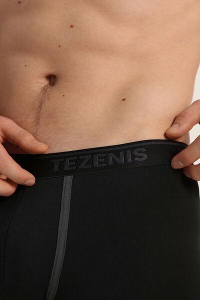 Black Embroidered Boxers, , large image number 3