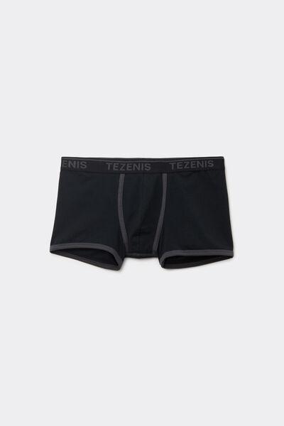 Black Embroidered Boxers, , large image number 6