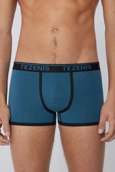 Blue Organic Cotton Boxers, 5701_792Y, large image number 1