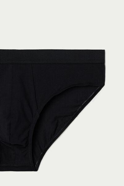 Black Stretch Brief, Black, large image number 7