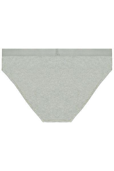 Grey Stretch Cotton Brief, , large image number 6