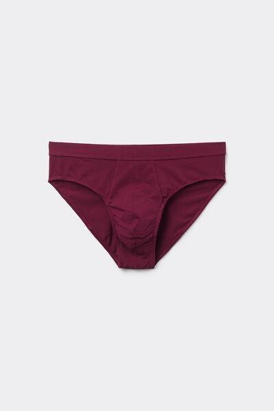 Brown Stretch Cotton Brief, , large image number 4