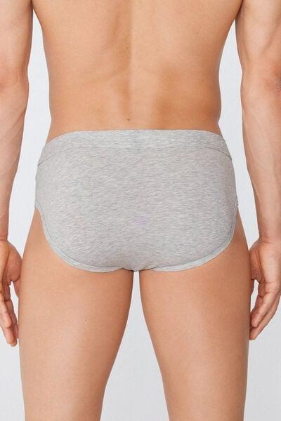 Grey Lightweight Briefs, Light Grey Blend, medium