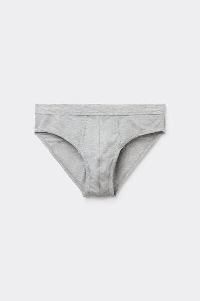 Grey Lightweight Briefs, Light Grey Blend, large image number 3