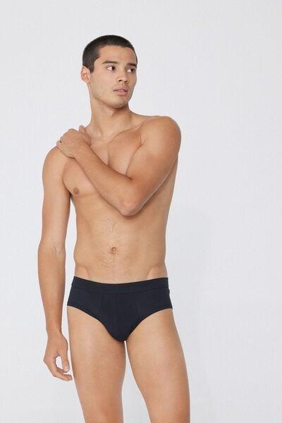 Navy Lightweight Briefs, Deep Blue, medium