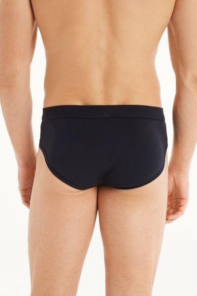 Navy Lightweight Cotton Briefs, , large image number 2