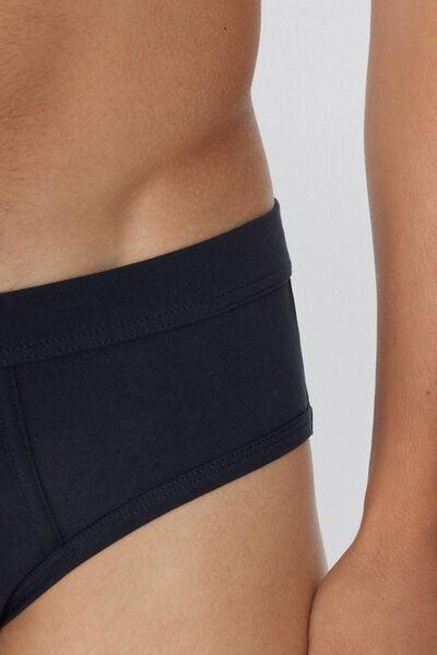 Navy Lightweight Briefs, Deep Blue, large image number 3