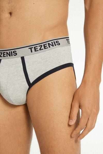 Grey Contrasting Trim Panty, , large image number 3