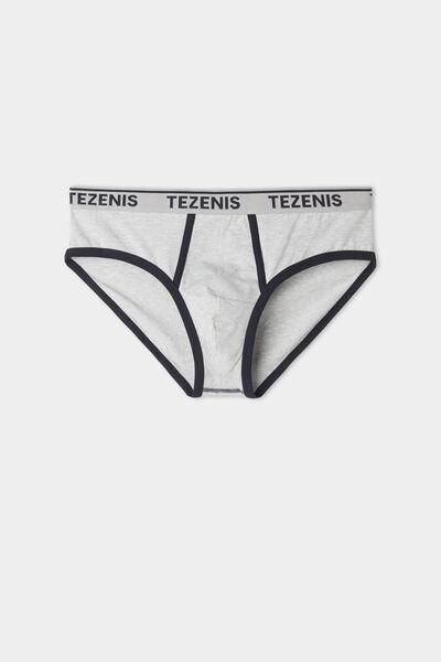 Grey Contrasting Trim Panty, , large image number 4