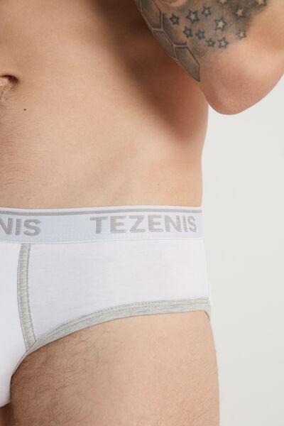 White Embroidered Briefs, , large image number 3