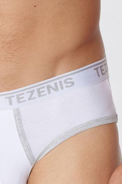 White Embroidered Briefs, , large image number 5