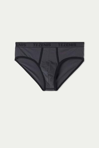 Grey Contrasting Trim Panty, , large image number 4