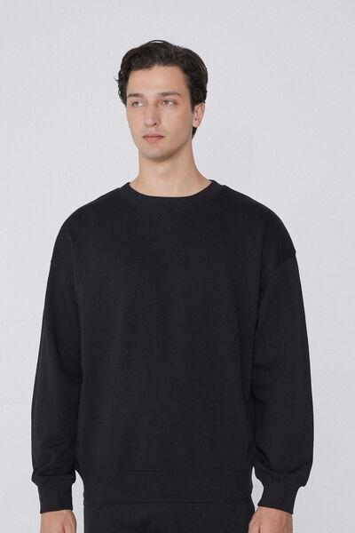 Black Long Sleeve Sweater, , large image number 0