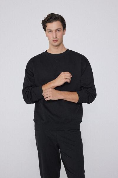 Black Long Sleeve Sweater, , large image number 1
