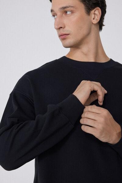 Black Long Sleeve Sweater, , large image number 3