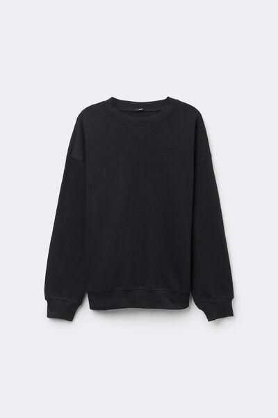 Black Long Sleeve Sweater, , large image number 4