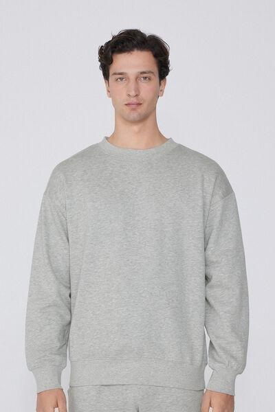 Grey Long Sleeve Sweater, , large image number 0
