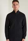 Tezenis - Black Cotton Pique Sweatshirt With Zip