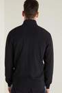Tezenis - BLACK Cotton Pique Sweatshirt with Zip