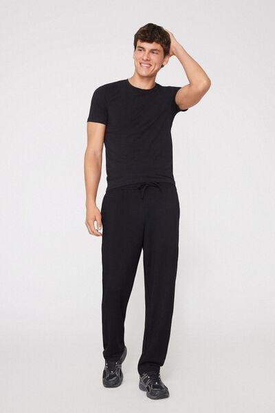 Black Superior Softness Long Pants, Black, large image number 0