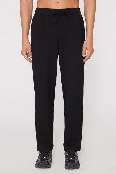 Black Superior Softness Long Pants, Black, medium