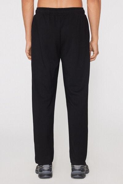 Black Superior Softness Long Pants, Black, medium