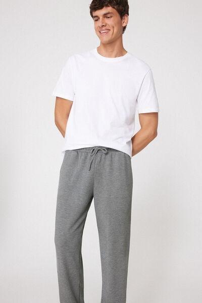 Grey Superior Softness Long Pants, Charcoal Grey Blend, medium