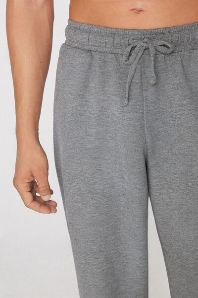 Grey Superior Softness Long Pants, Charcoal Grey Blend, large image number 3