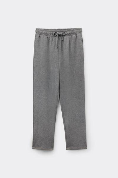 Grey Superior Softness Long Pants, Charcoal Grey Blend, large image number 4