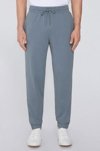 Grey Fleece Trousers, , medium