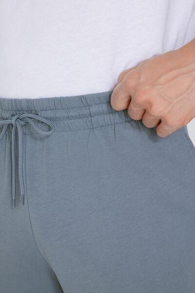 Grey Fleece Trousers, , large image number 3