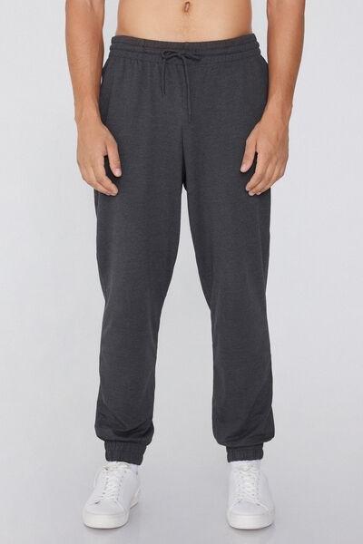 Grey Fleece Trousers, , medium