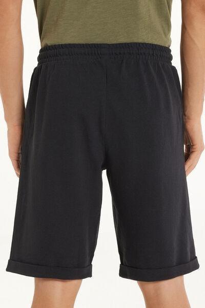 Black Pique Shorts, , large image number 2