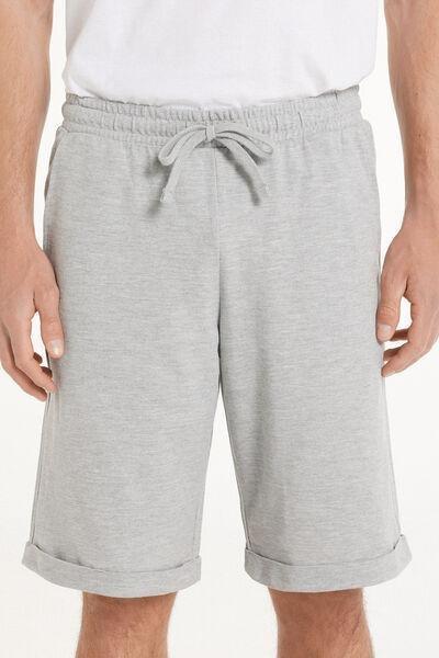 Grey Pique Shorts, , large image number 0