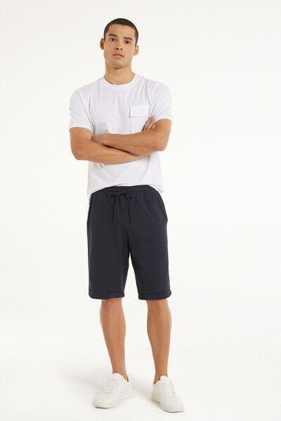 Navy Pique Shorts, , large image number 1
