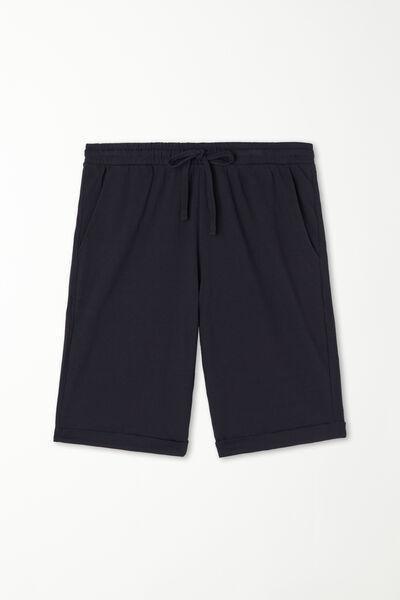 Navy Pique Shorts, , large image number 4