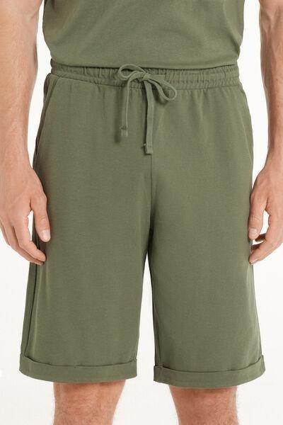 VERDE SAFARI Piqu?� Shorts, , large image number 0