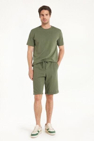 VERDE SAFARI Piqu?� Shorts, , large image number 1