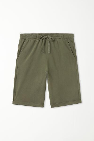 VERDE SAFARI Piqu?� Shorts, , large image number 4