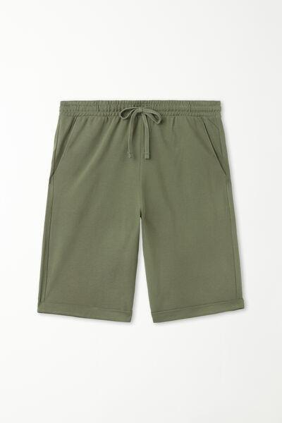 Green Pique Shorts, 5701_580W, large image number 4