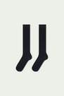 Tezenis - Blue Lightweight Long Cotton Socks, Set Of 3