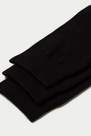 Tezenis - Black Lightweight Long Cotton Socks, Set Of 3